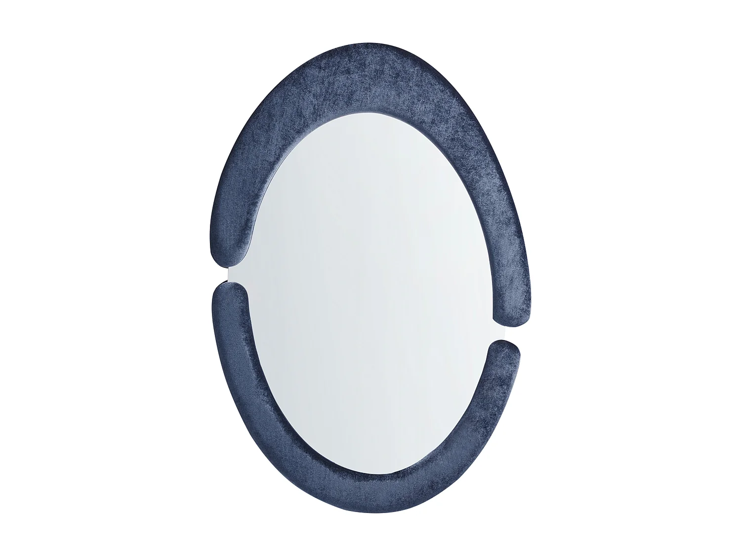 Miroir MASSAY 53 cm 90 cm Velours Bleu foncé