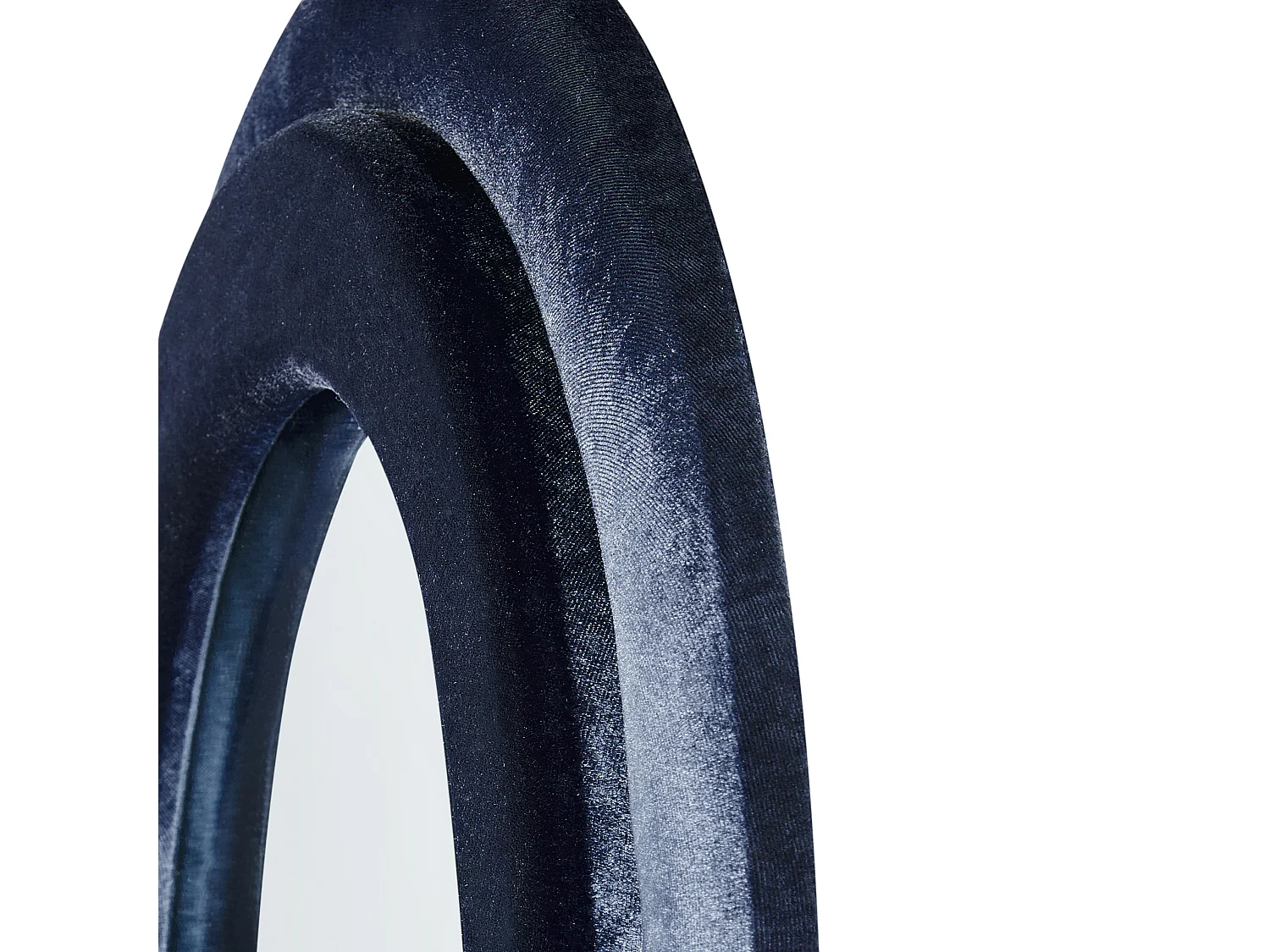 Miroir CULAN 60 cm 160 cm Velours Bleu foncé