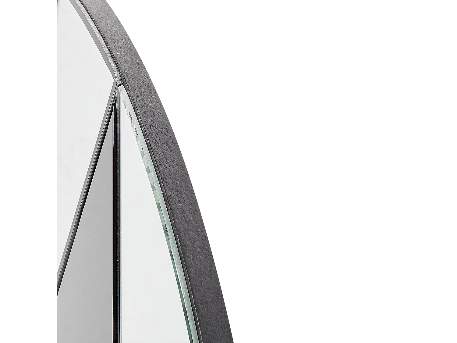 Miroir TROUVILLE 80 cm 80 cm Noir/doré