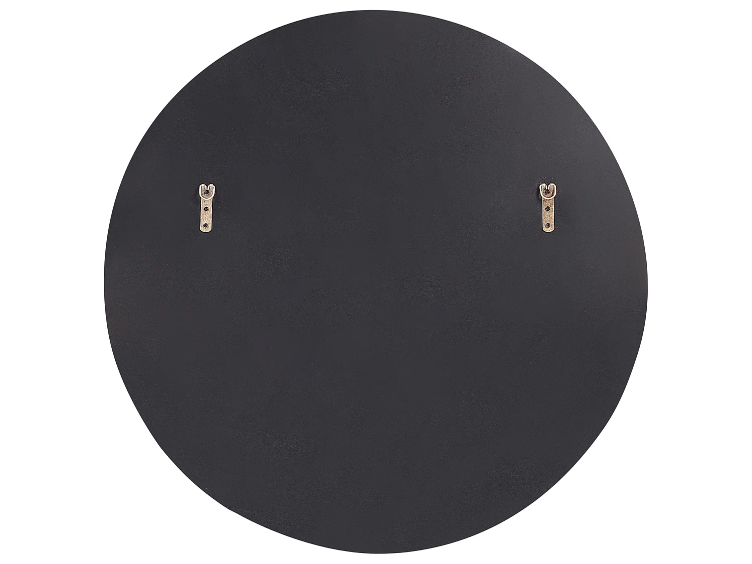 Wandspiegel TROUVILLE 80 cm 80 cm Zwart/goud