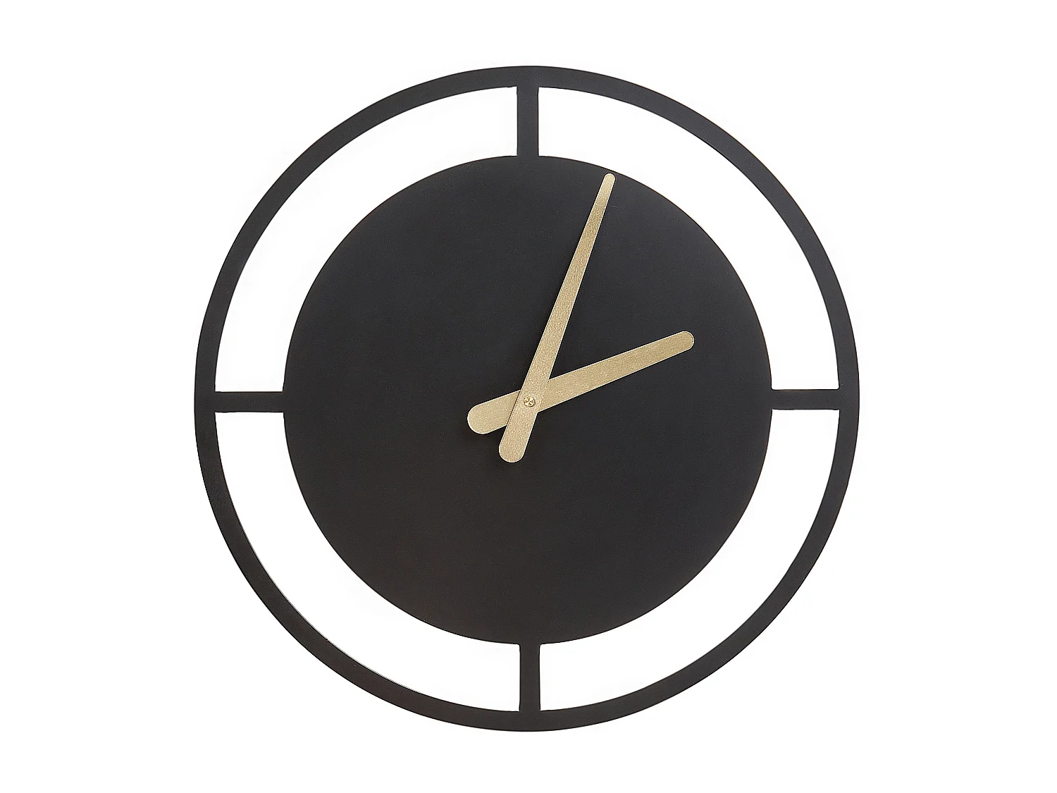 Horloge murale TRIENT 40 cm Métal Noir