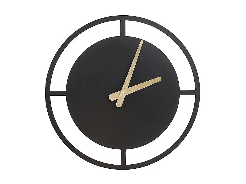 Horloge murale TRIENT 40 cm Métal Noir