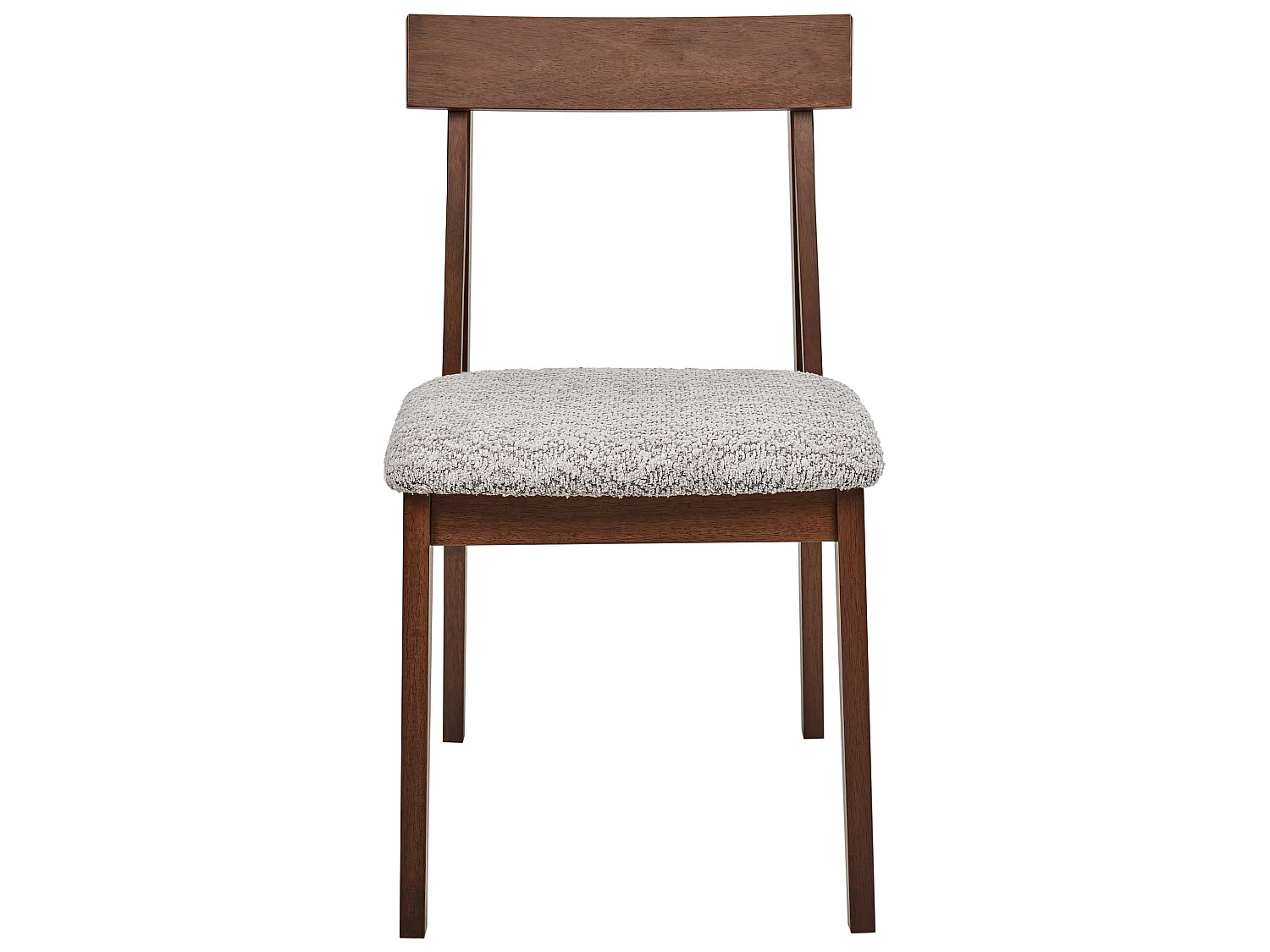 Set di 2 sedie da pranzo ISLE Legno Grigio