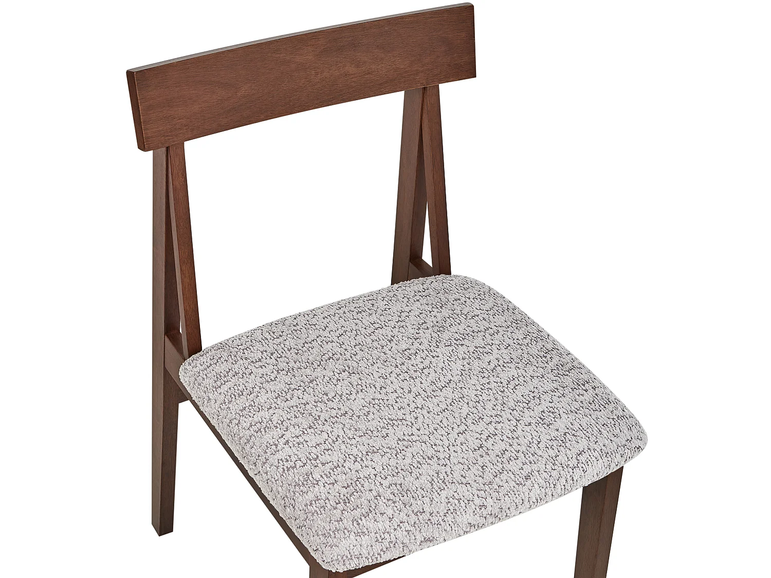 Set di 2 sedie da pranzo ISLE Legno Grigio