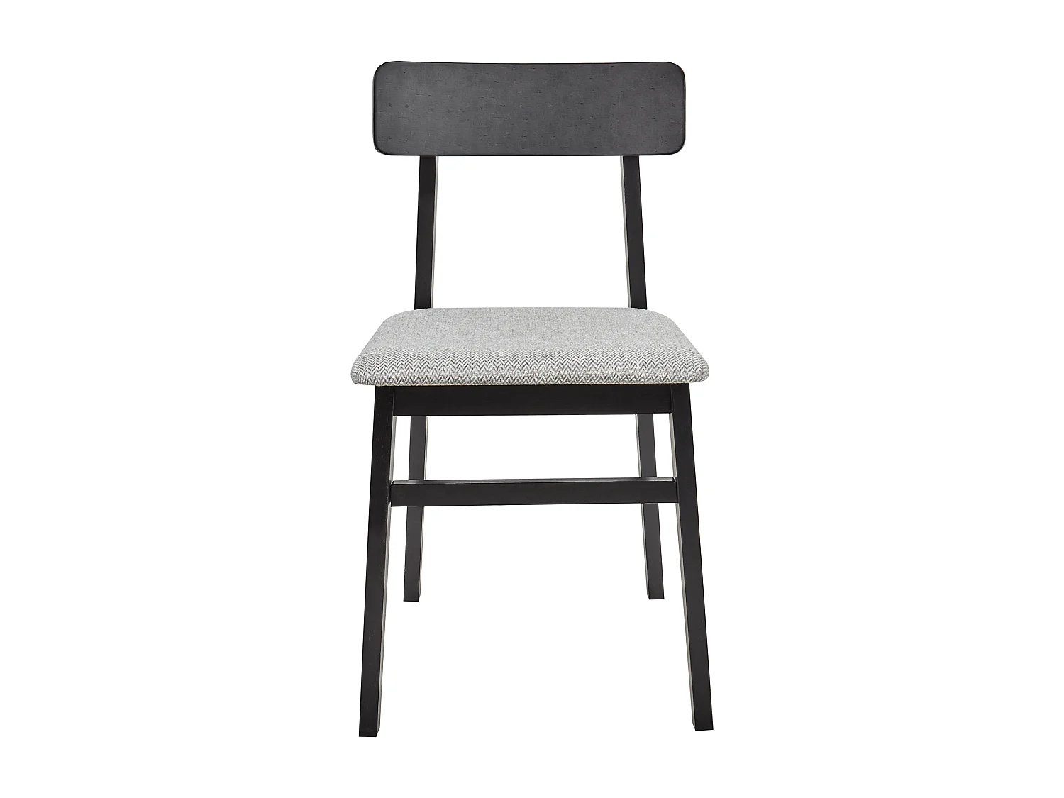 Lot de 2 chaises de salle à manger STACY Bois Gris clair