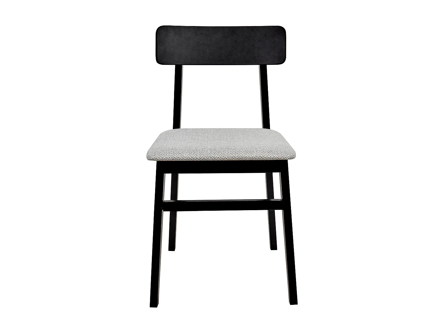 Lot de 2 chaises de salle à manger STACY Bois Gris clair