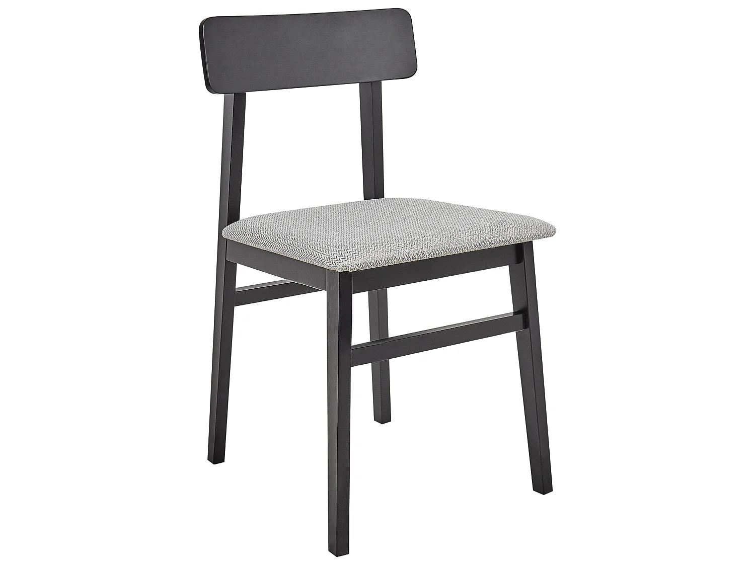 Set van 2 eetkamerstoelen STACY Hout Lichtgrijs