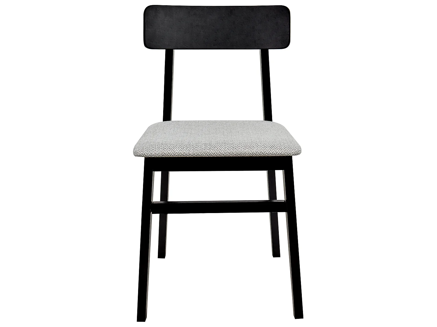 Set van 2 eetkamerstoelen STACY Hout Lichtgrijs