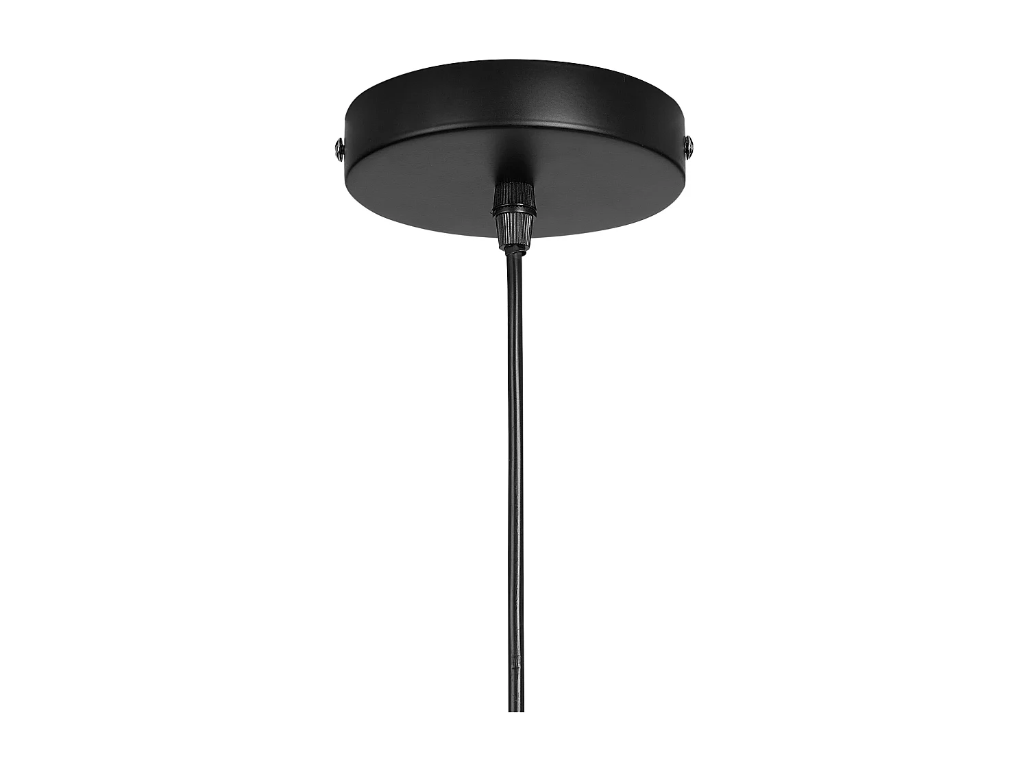 Lampe suspension MANINGA Corde en papier Marron clair