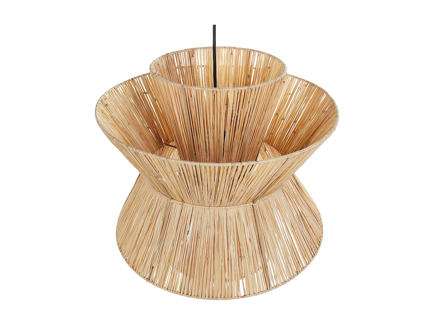 Lámpara colgante TELAMBA Mimbre Natural