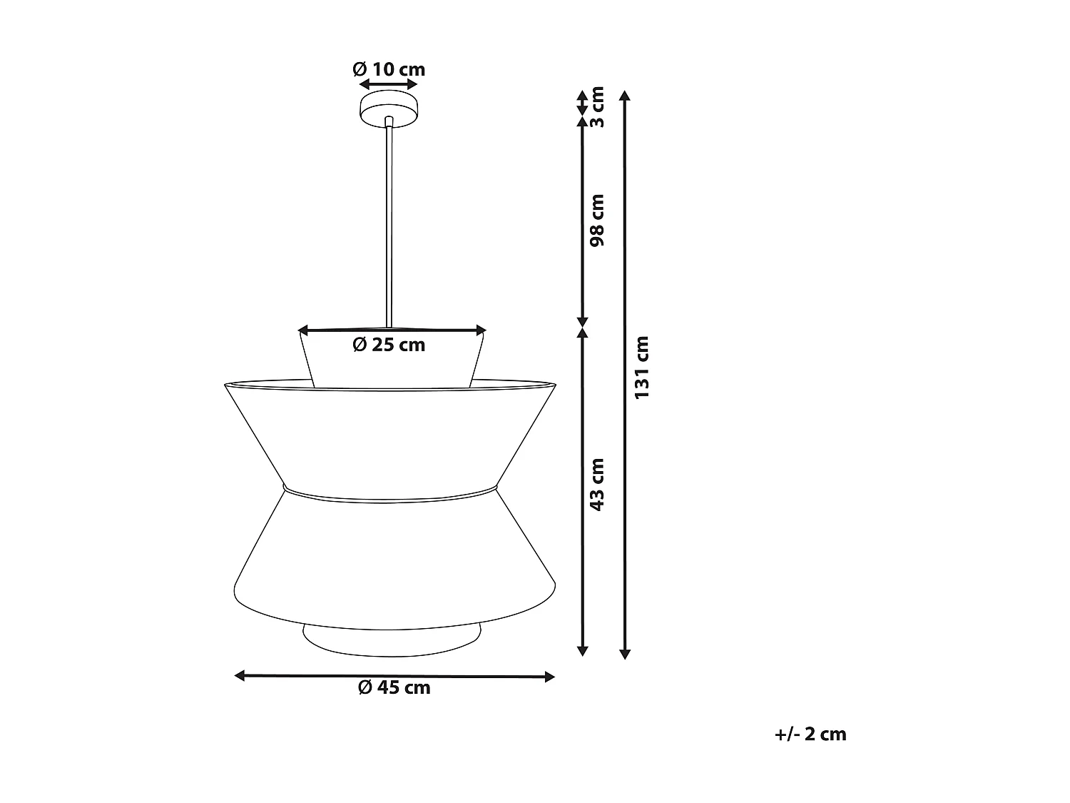 Lampe suspension TELAMBA Osier Naturel