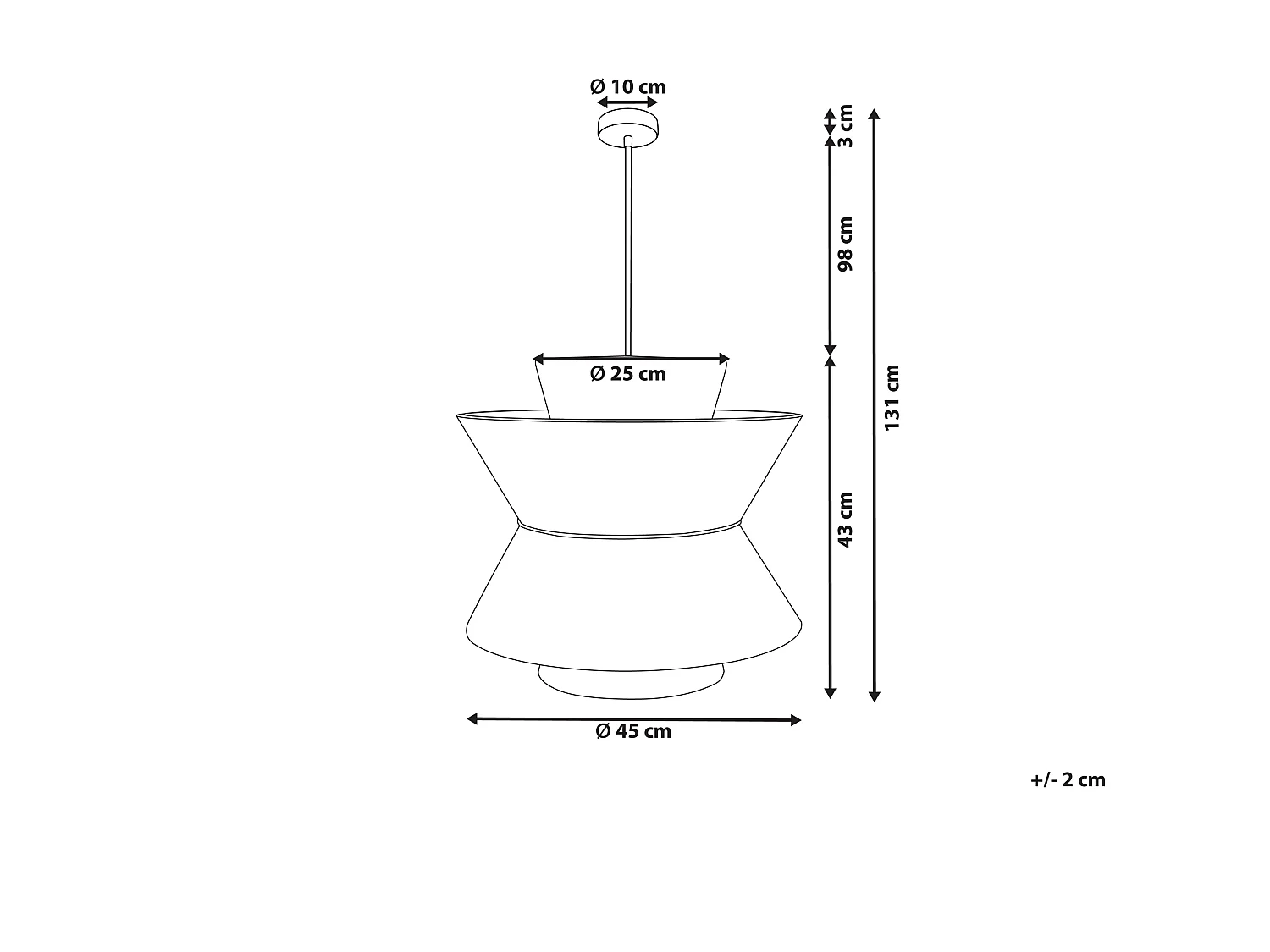 Lampe suspension TELAMBA Osier Naturel