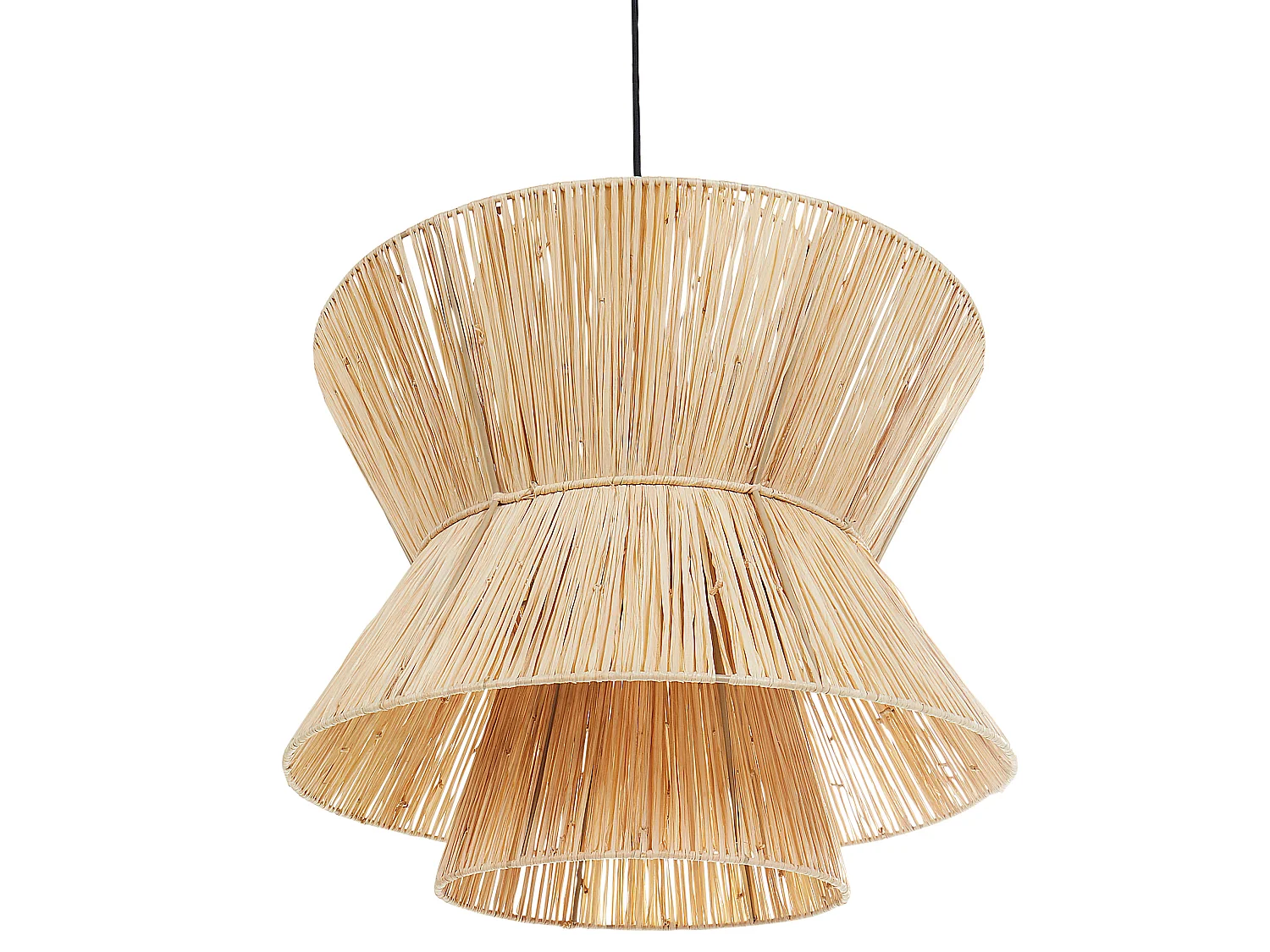Lampe suspension TELAMBA Osier Naturel