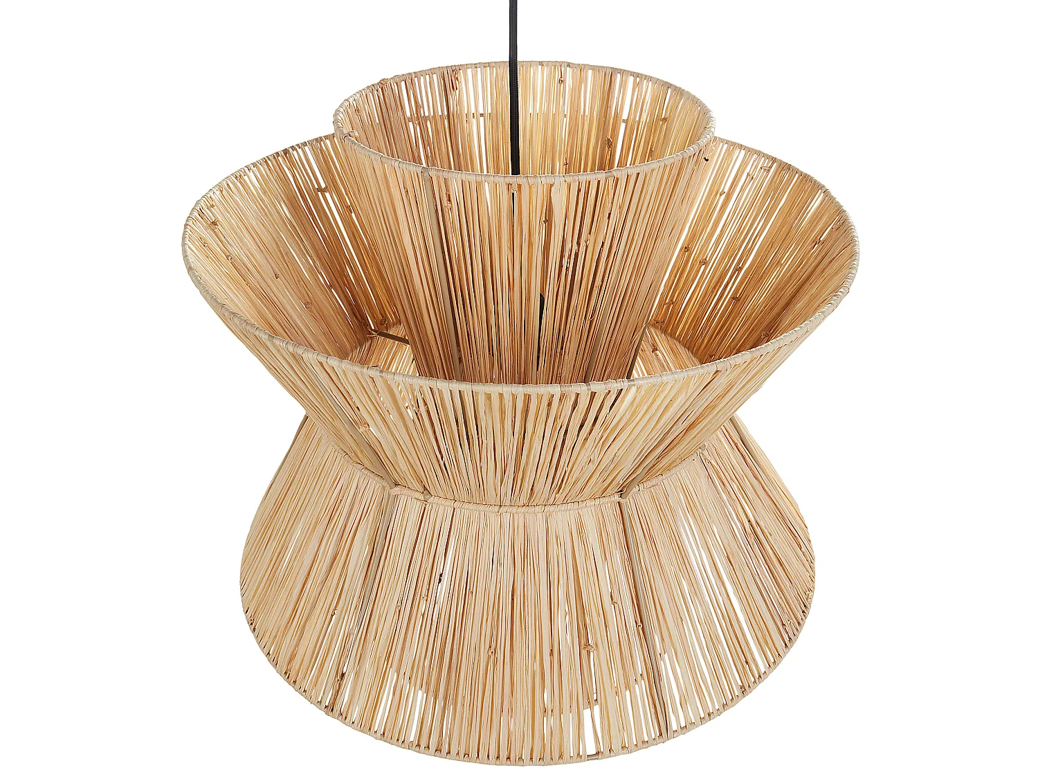 Lampe suspension TELAMBA Osier Naturel