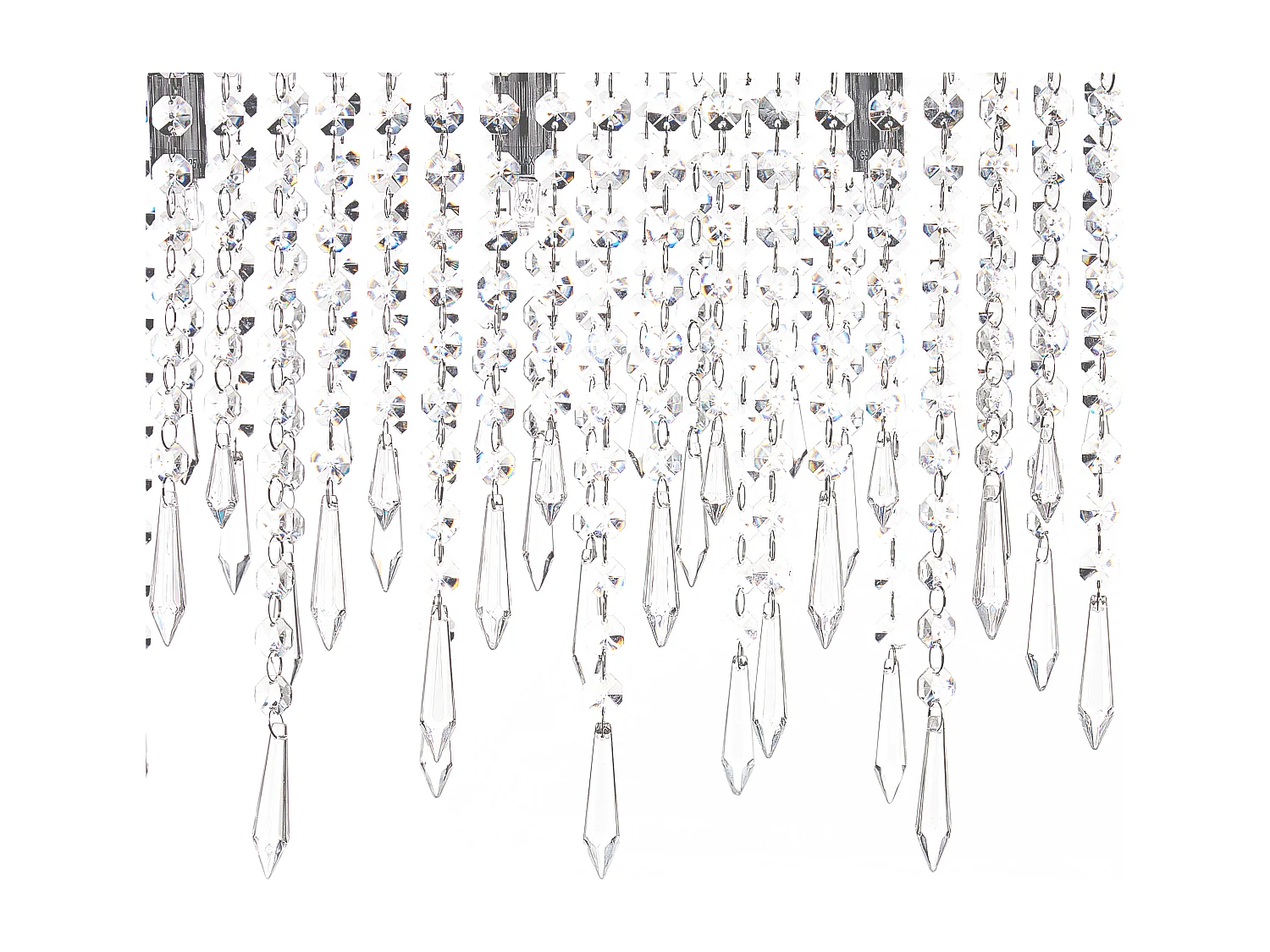 Lustre CALVELLE Cristal Argenté