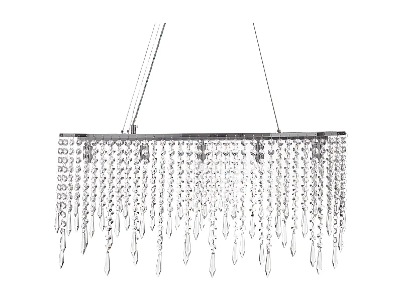 Lustre CALVELLE Cristal Argenté