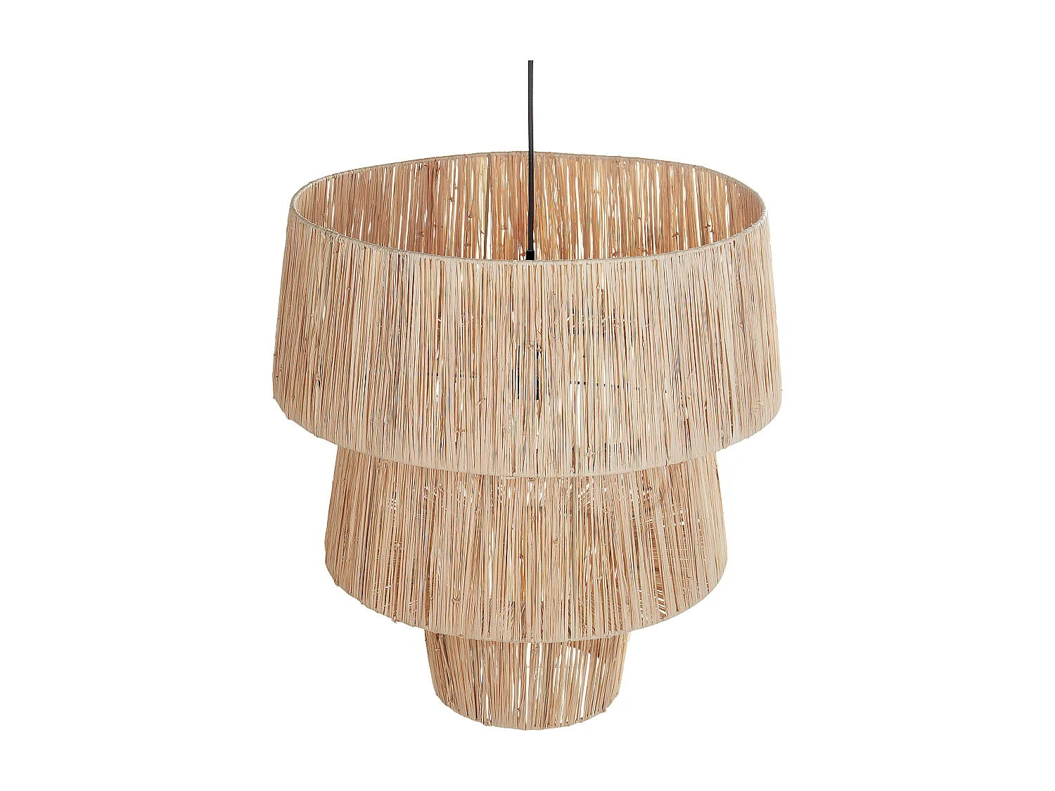Lampe suspension PREMAT Osier Naturel