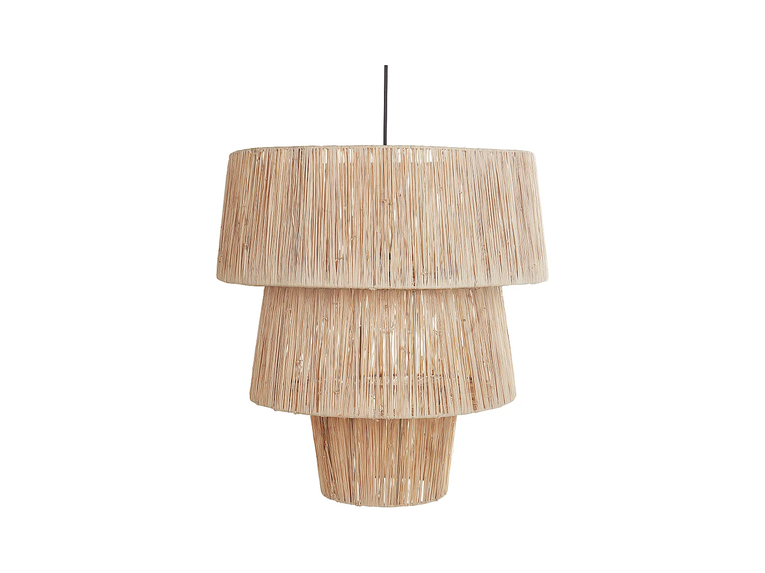 Lampe suspension PREMAT Osier Naturel