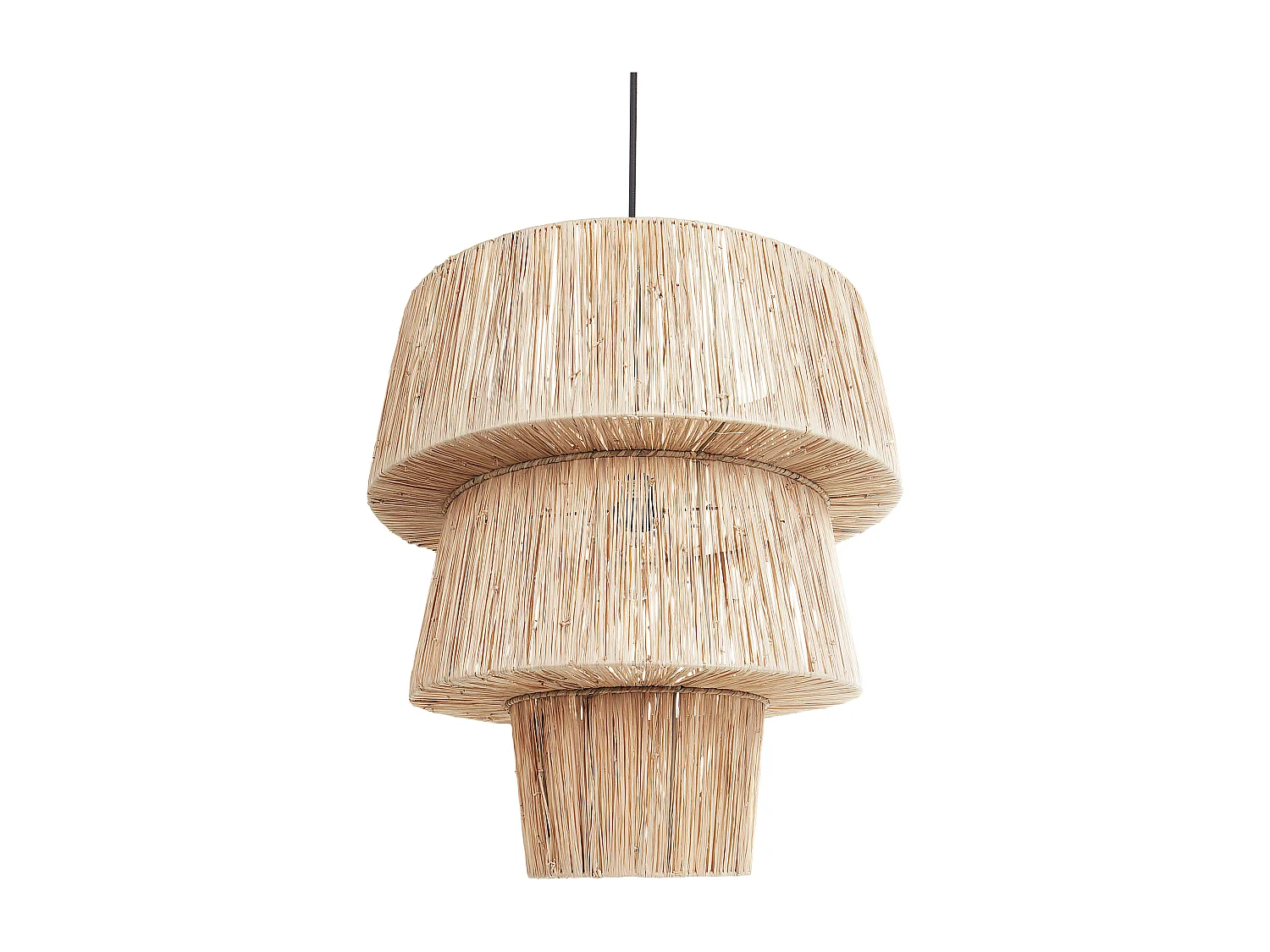Lampe suspension PREMAT Osier Naturel