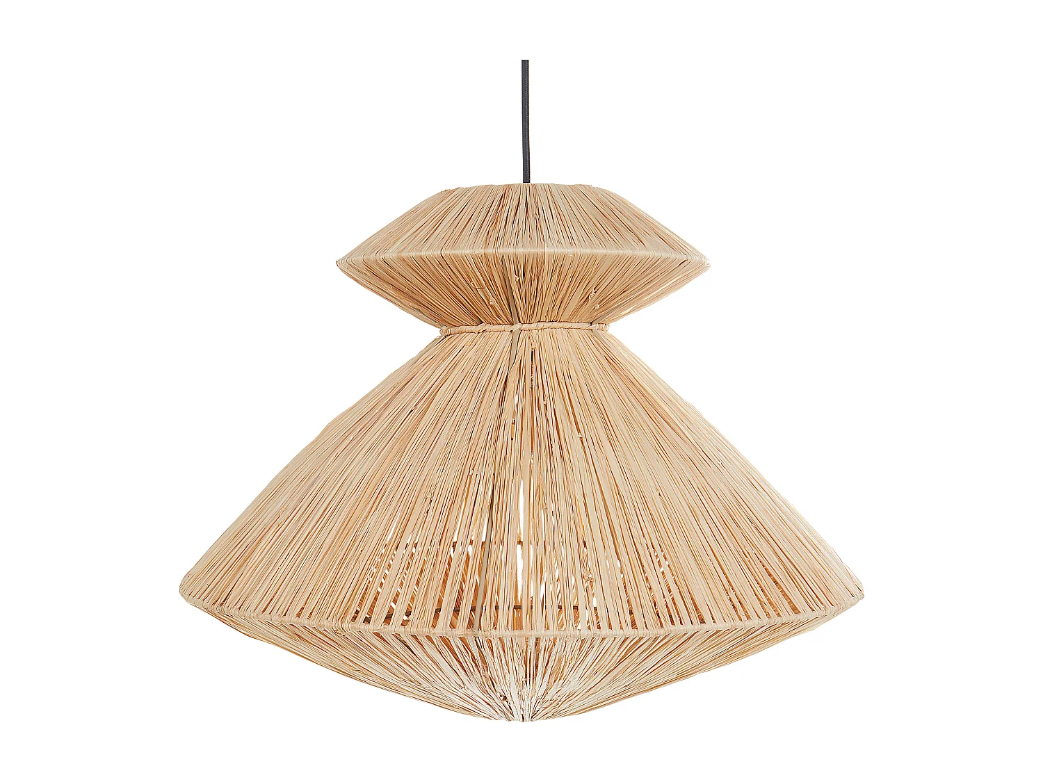Lampe suspension KEDAYAN Osier Naturel