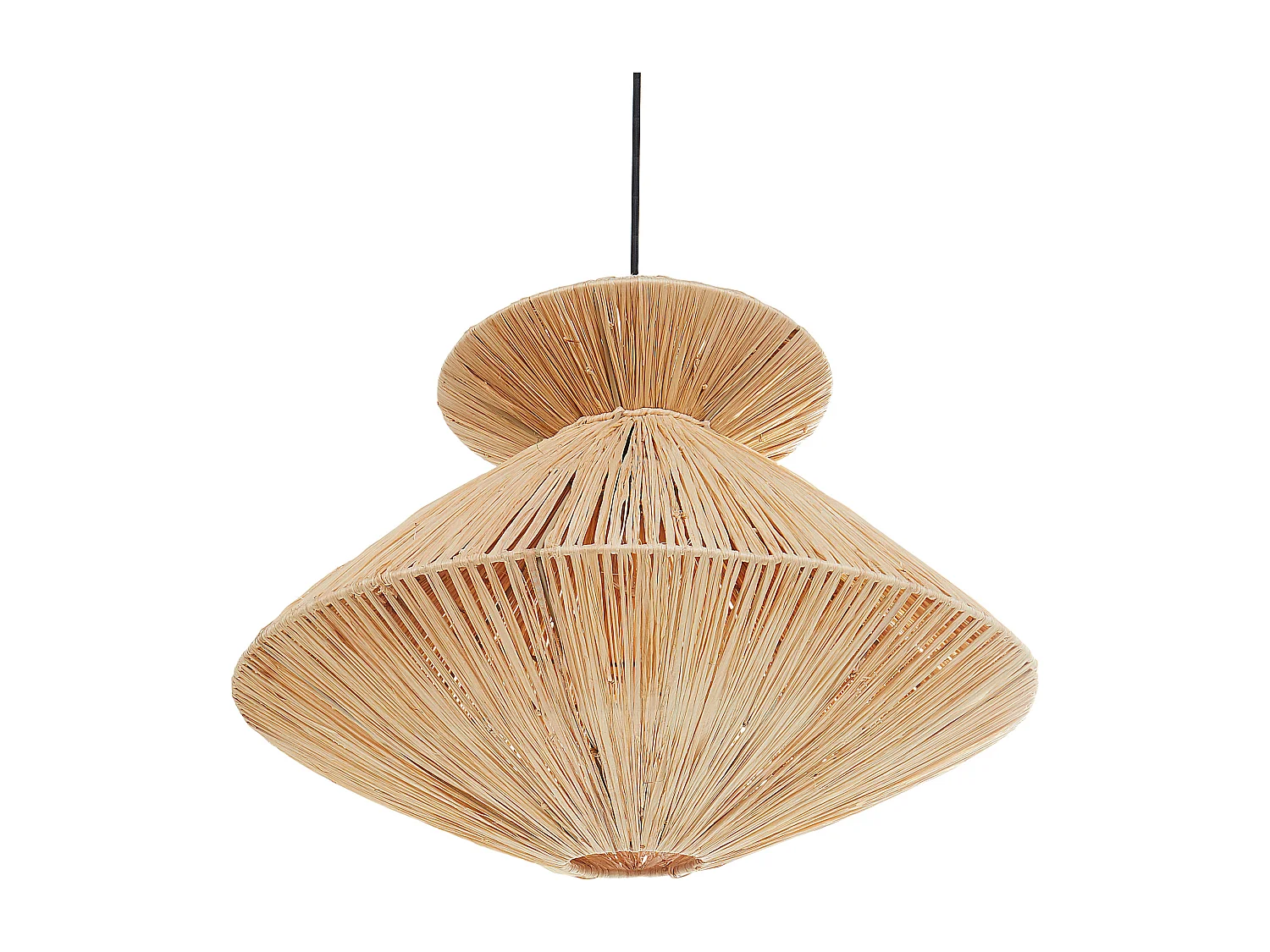 Lampe suspension KEDAYAN Osier Naturel