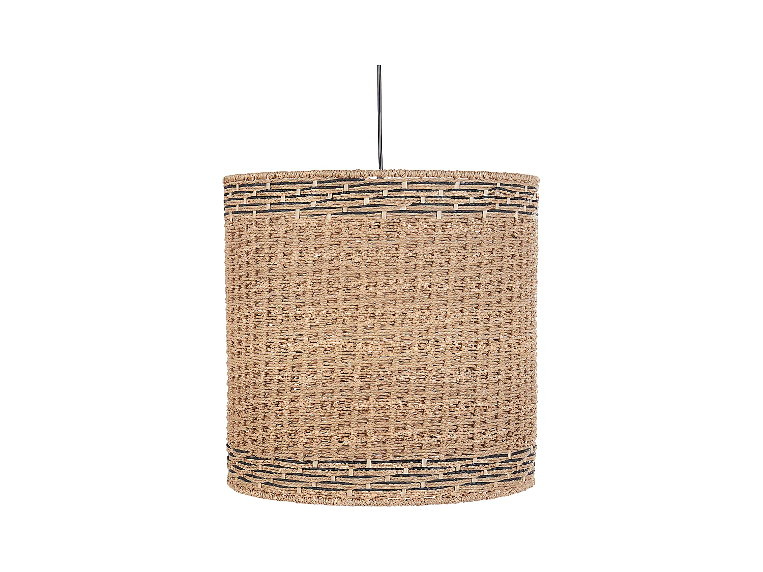Lampe suspension LUAPULA Corde en papier Naturel