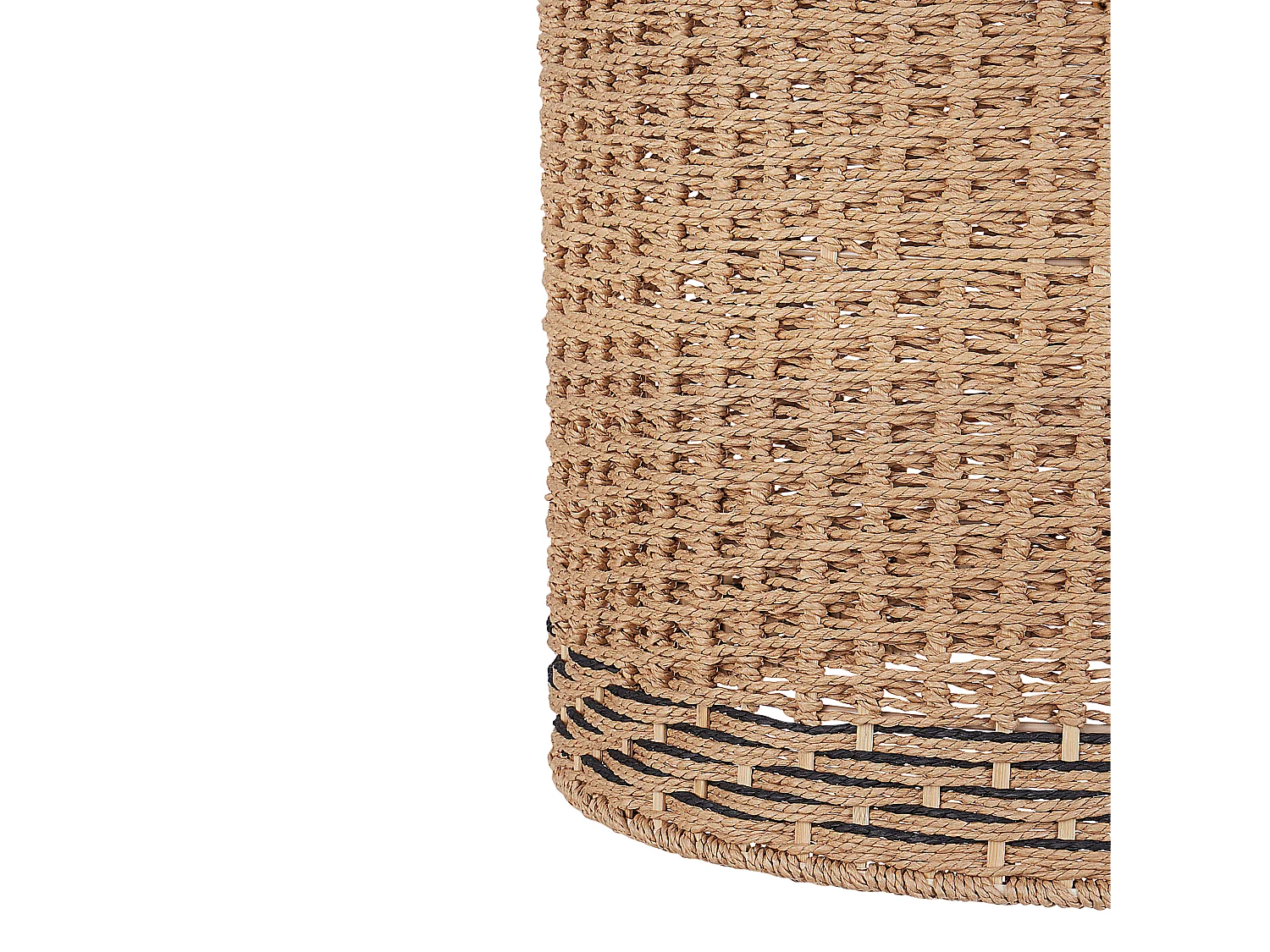 Lampa wisząca LUAPULA Papierowa plecionka Naturalny