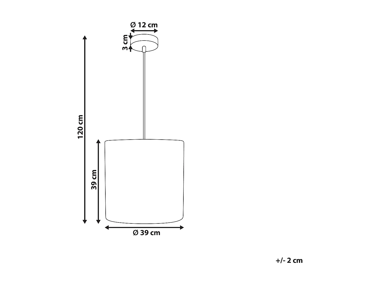Lampe suspension LUAPULA Corde en papier Naturel