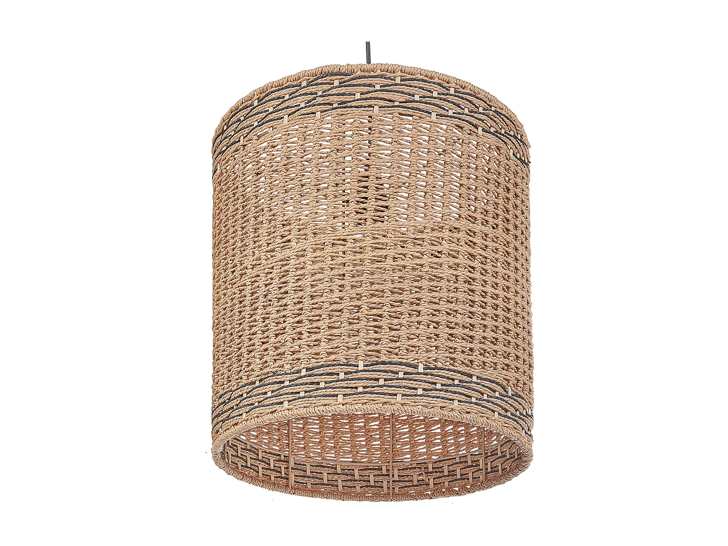 Lampe suspension LUAPULA Corde en papier Naturel