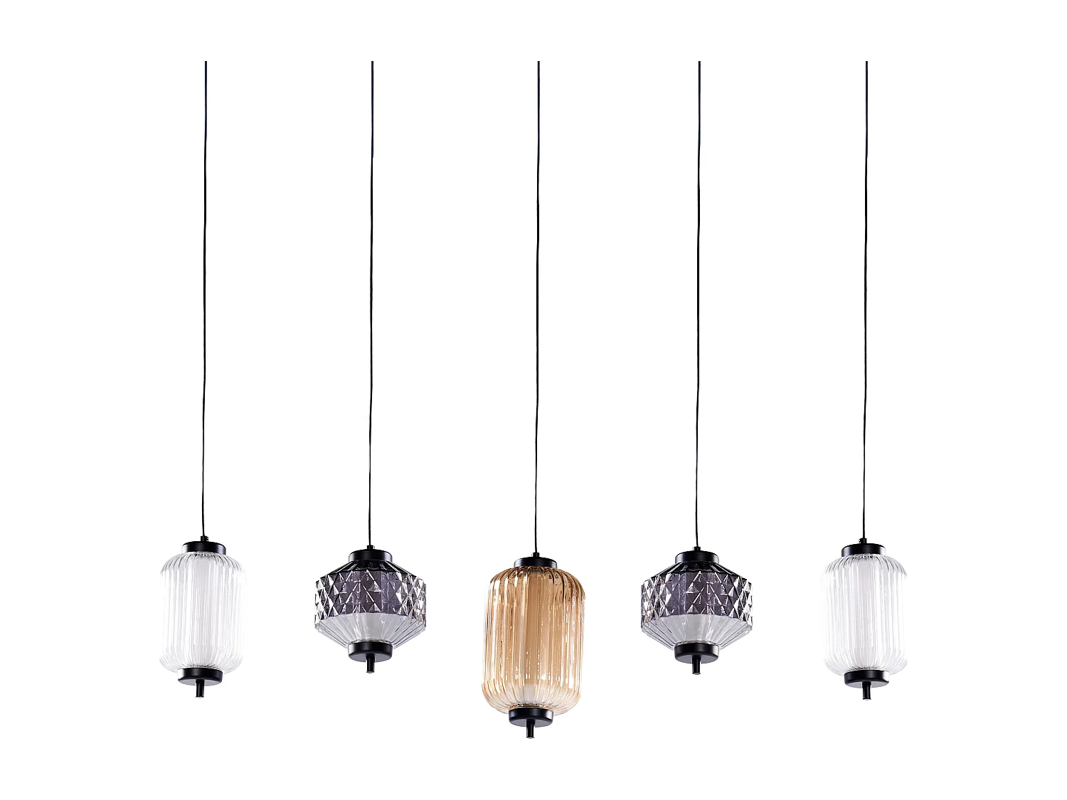 LED hanglamp SULLANE LED Glas Multicolor