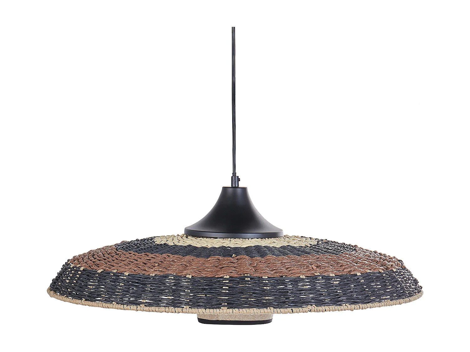 Lampe suspension CUANDO Osier Multicolore