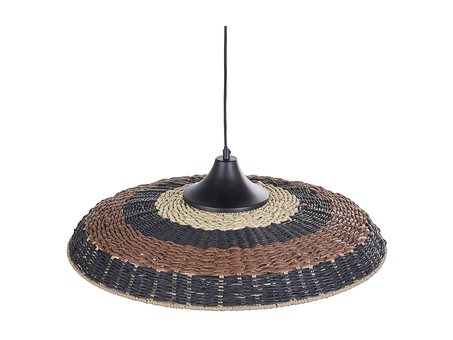 Lampe suspension CUANDO Osier Multicolore