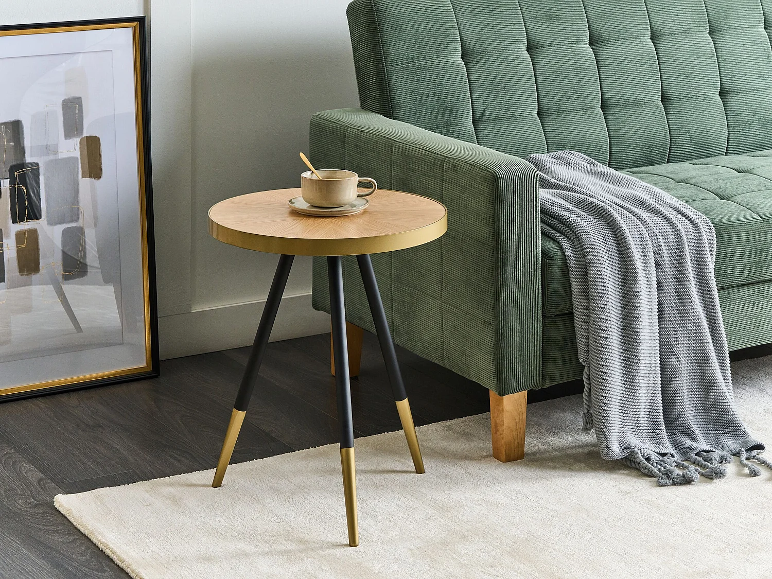 Bijzettafel RAMONA Licht essenhout