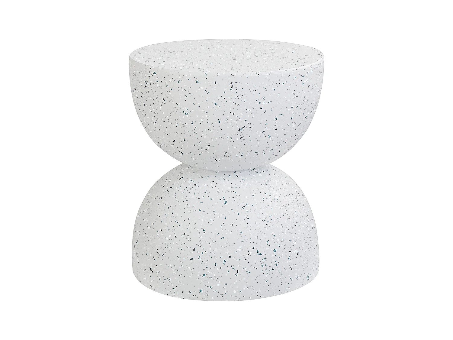 Table d'appoint CAORIA Terrazzo blanc