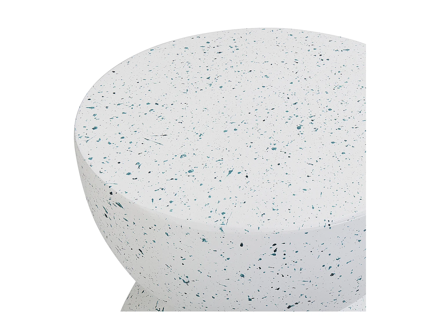 Table d'appoint CAORIA Terrazzo blanc