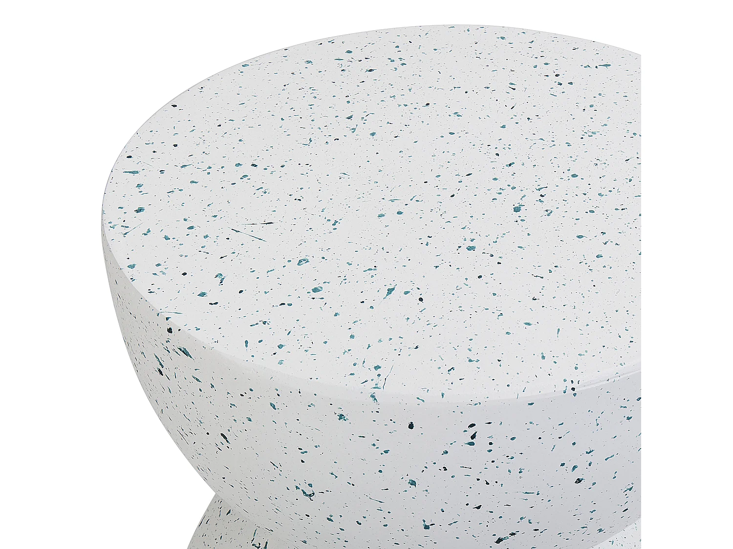 Table d'appoint CAORIA Terrazzo blanc