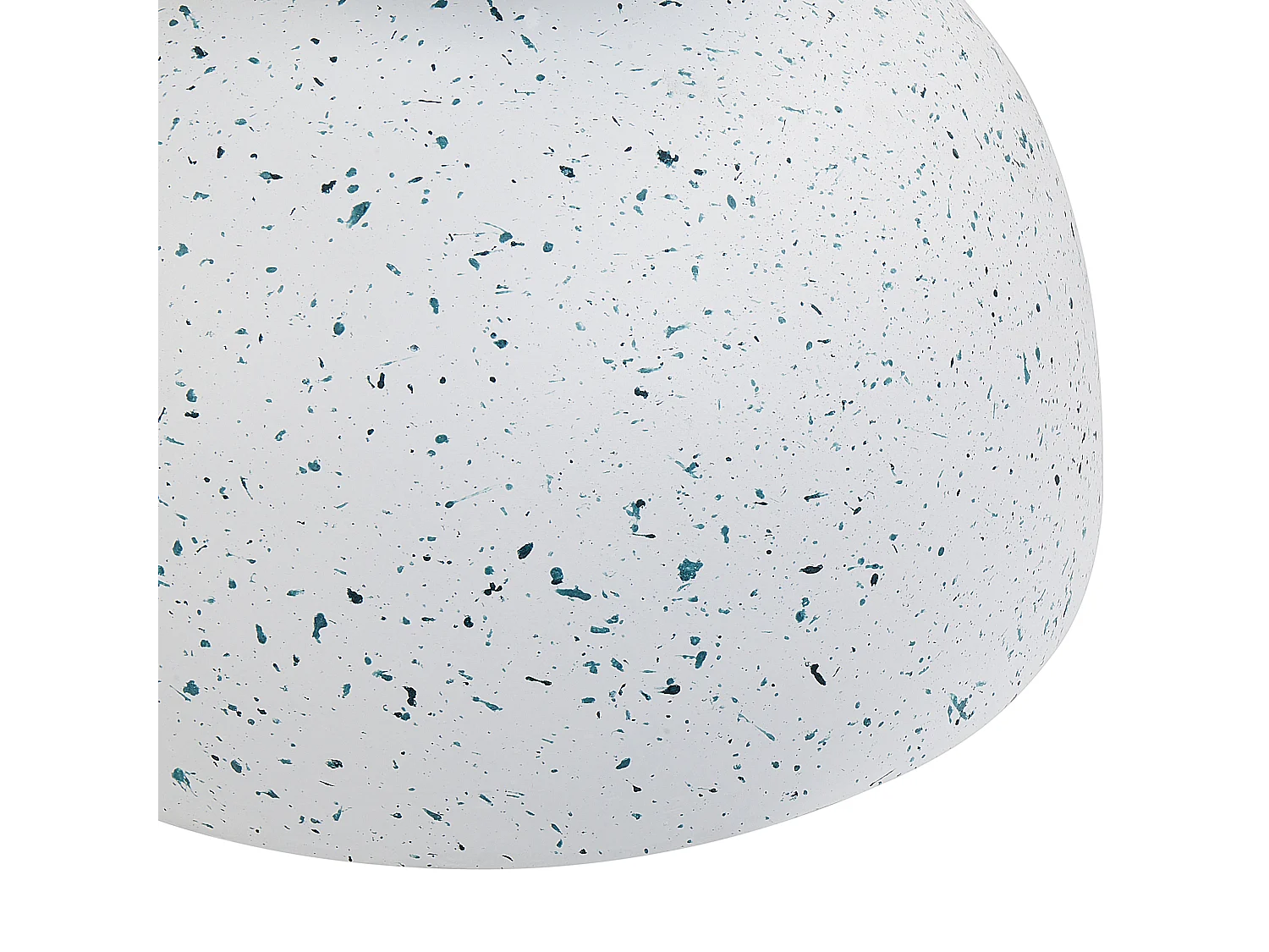 Table d'appoint CAORIA 40 cm 40 cm Effet terrasse Terrazzo blanc