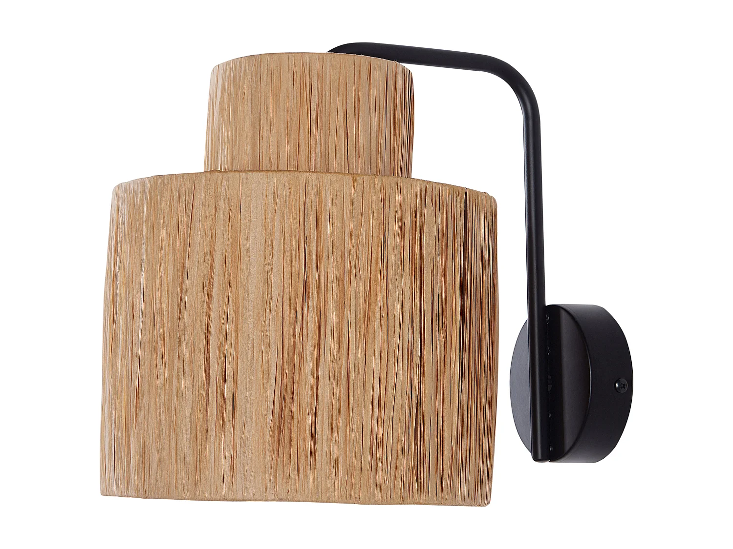 Set van 2 wandlampen SHINFA Wicker Natuurlijk