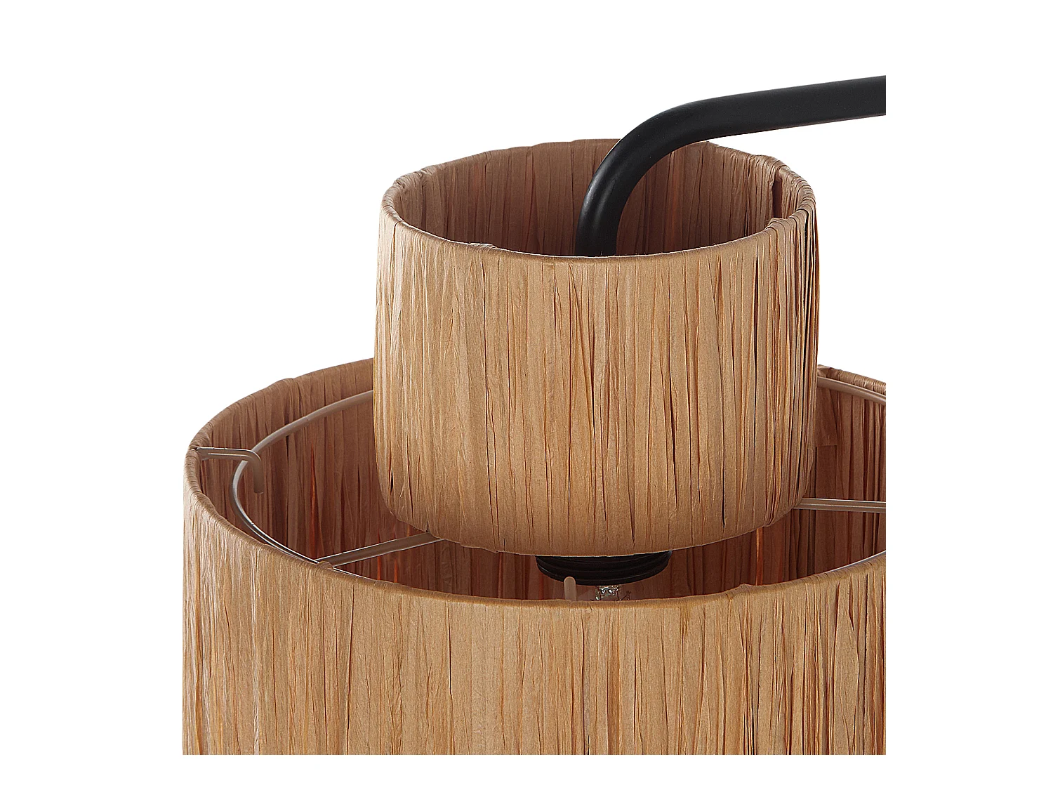 Lot de 2 lampes murales SHINFA Osier Naturel