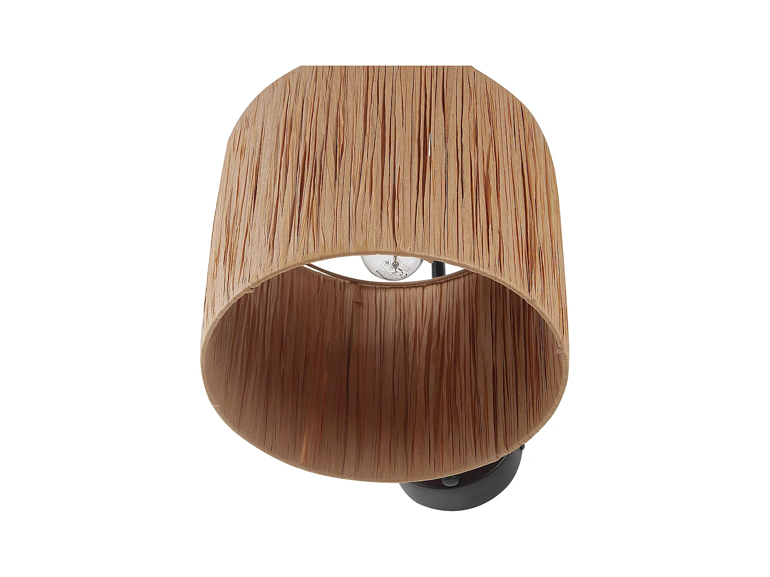 Lot de 2 lampes murales SHINFA Osier Naturel