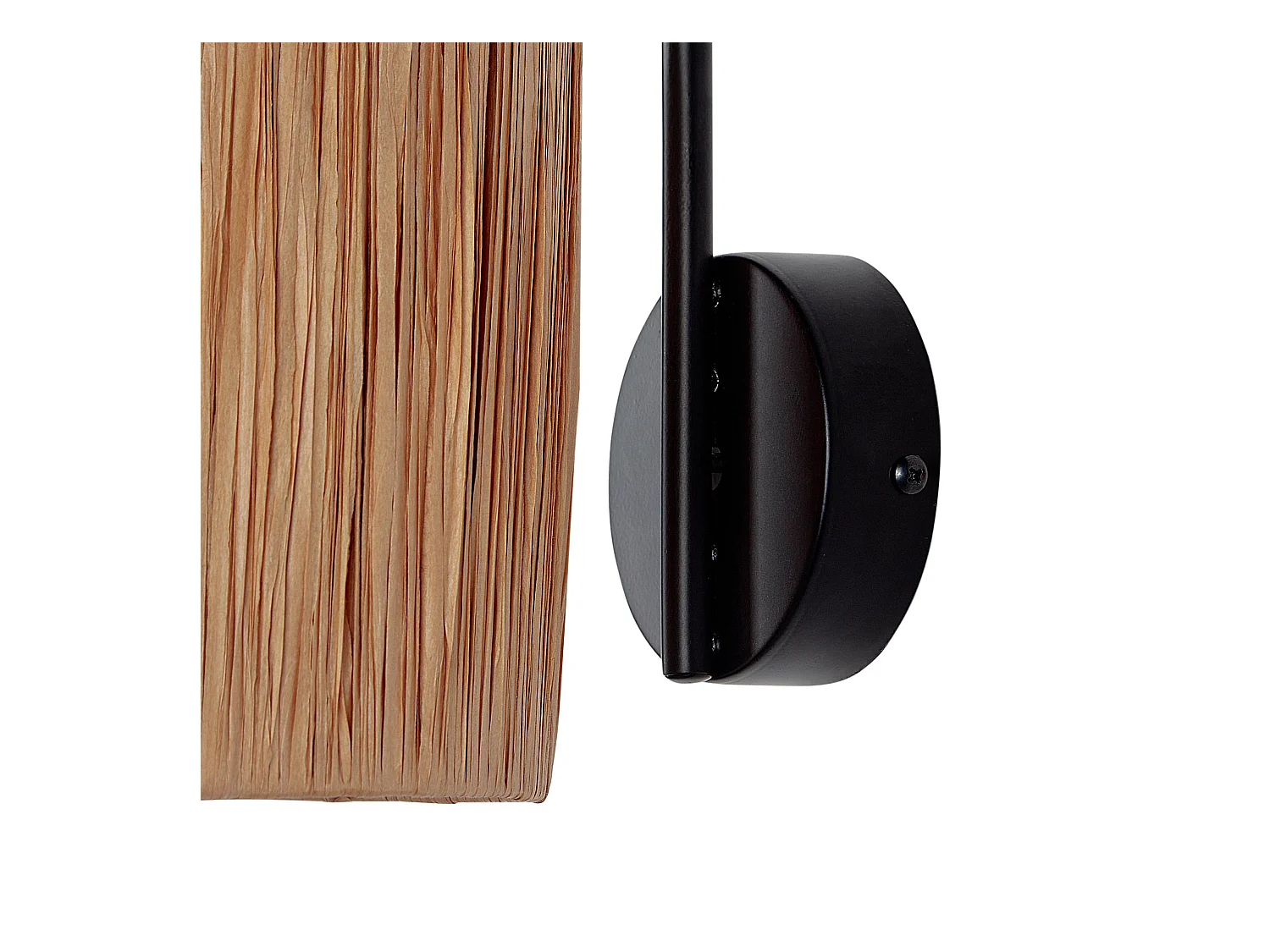 Lot de 2 lampes murales SHINFA Osier Naturel