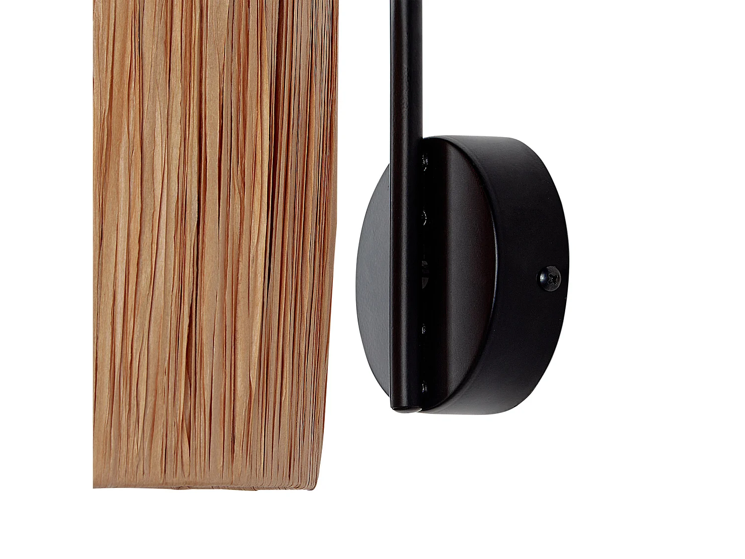 Wandlampe 2er Set SHINFA Geflecht Naturfarben