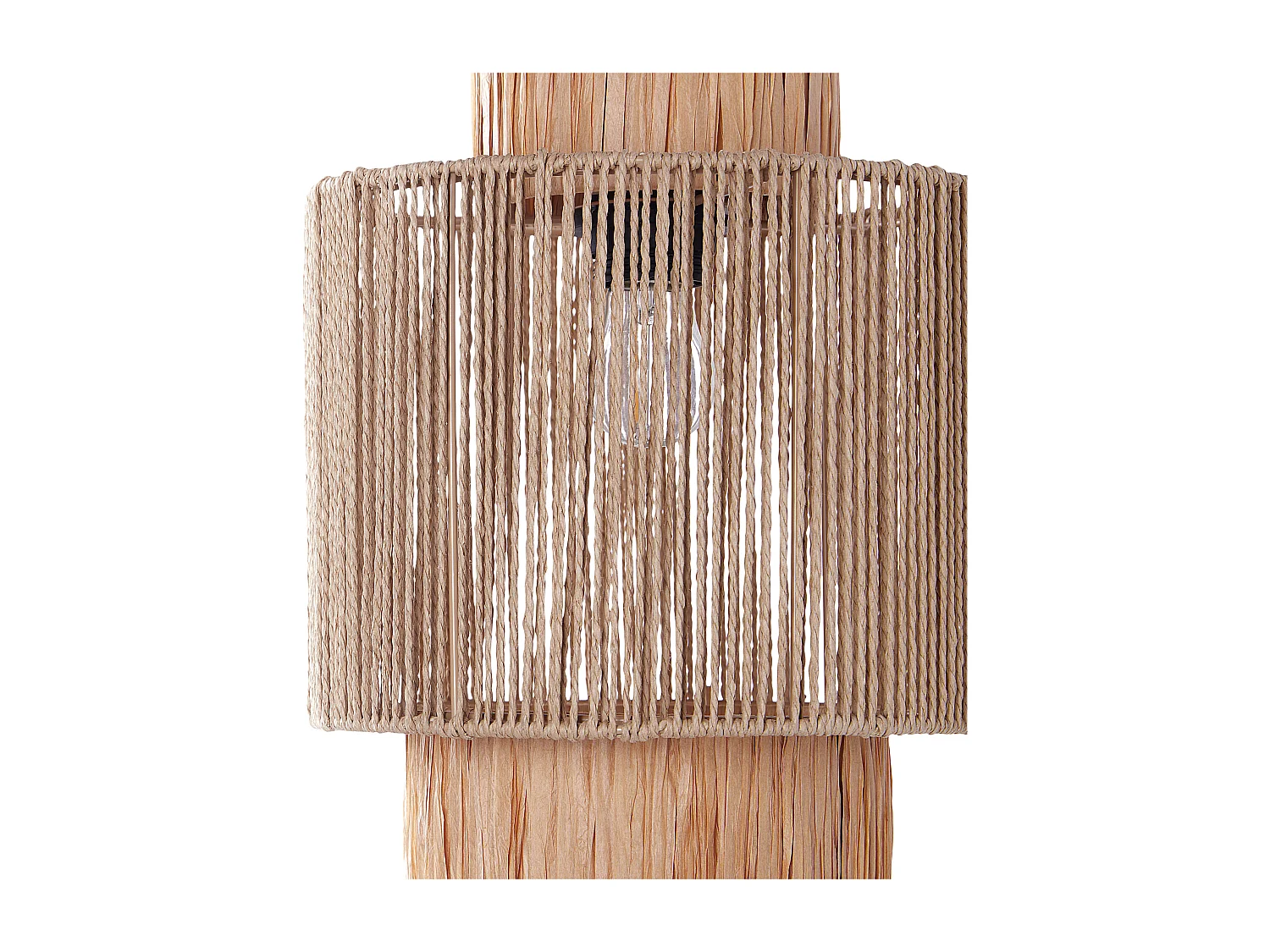 Set di 2 lampade da parete JAMMA Corda di carta Naturale