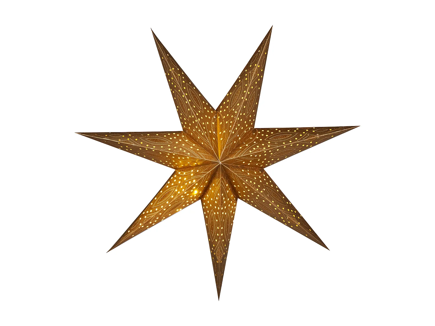 LED-Weihnachtsdekoration zum Aufhängen 4 Sterne Papier Handgemacht Mehrfarbig Shivling