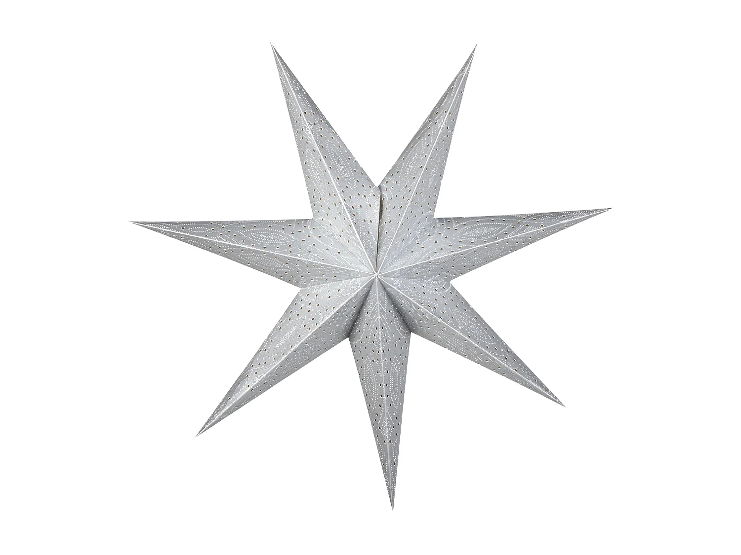 Zestaw 4 dekoracji wiszący LED gwiazdy 60 cm wielokolorowy SHIVLING