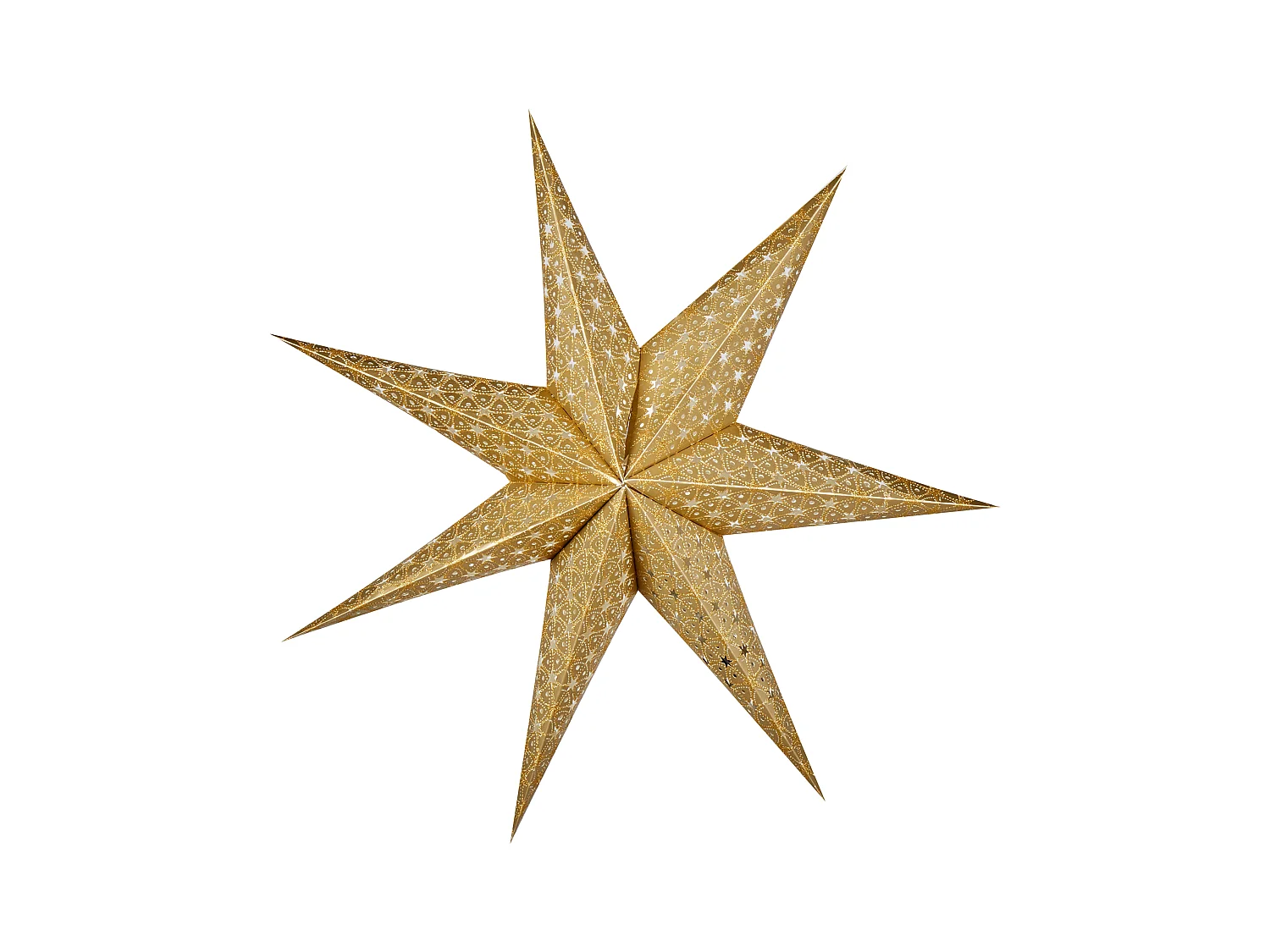 Set di 4 stelle decorative a LED multicolore 60 cm TRISUL