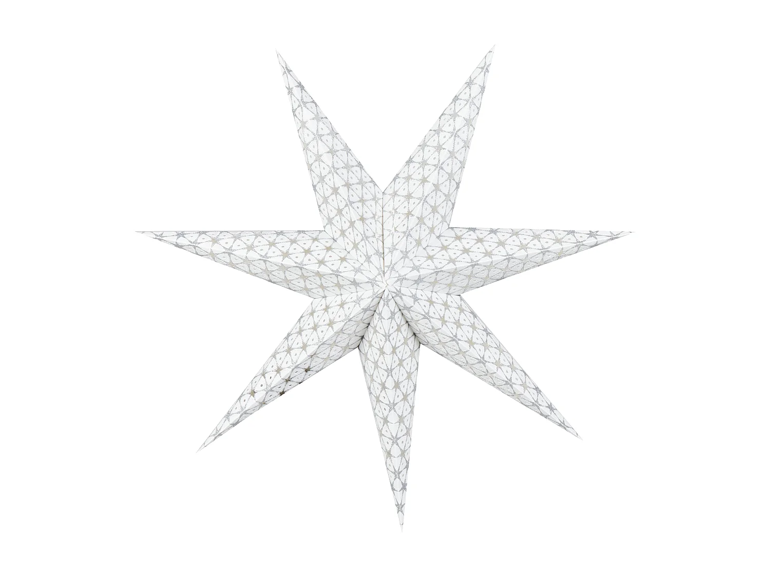 Lot de 4 décorations suspendues LED TRISUL Étoile 60 cm Multicolore