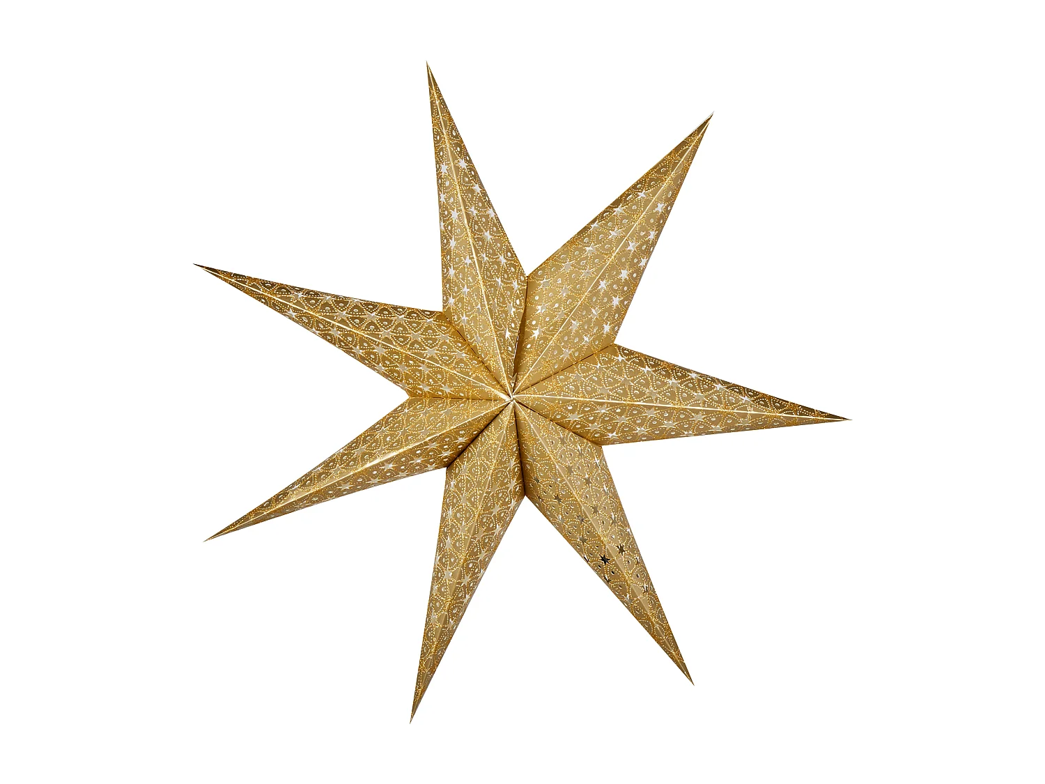 Lot de 4 décorations suspendues LED TRISUL Étoile 60 cm Multicolore