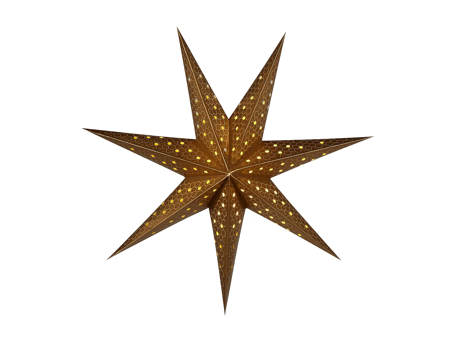 LED-Weihnachtsdekoration zum Aufhängen 4 Sterne aus Papier handgemacht mehrfarbig Kamet