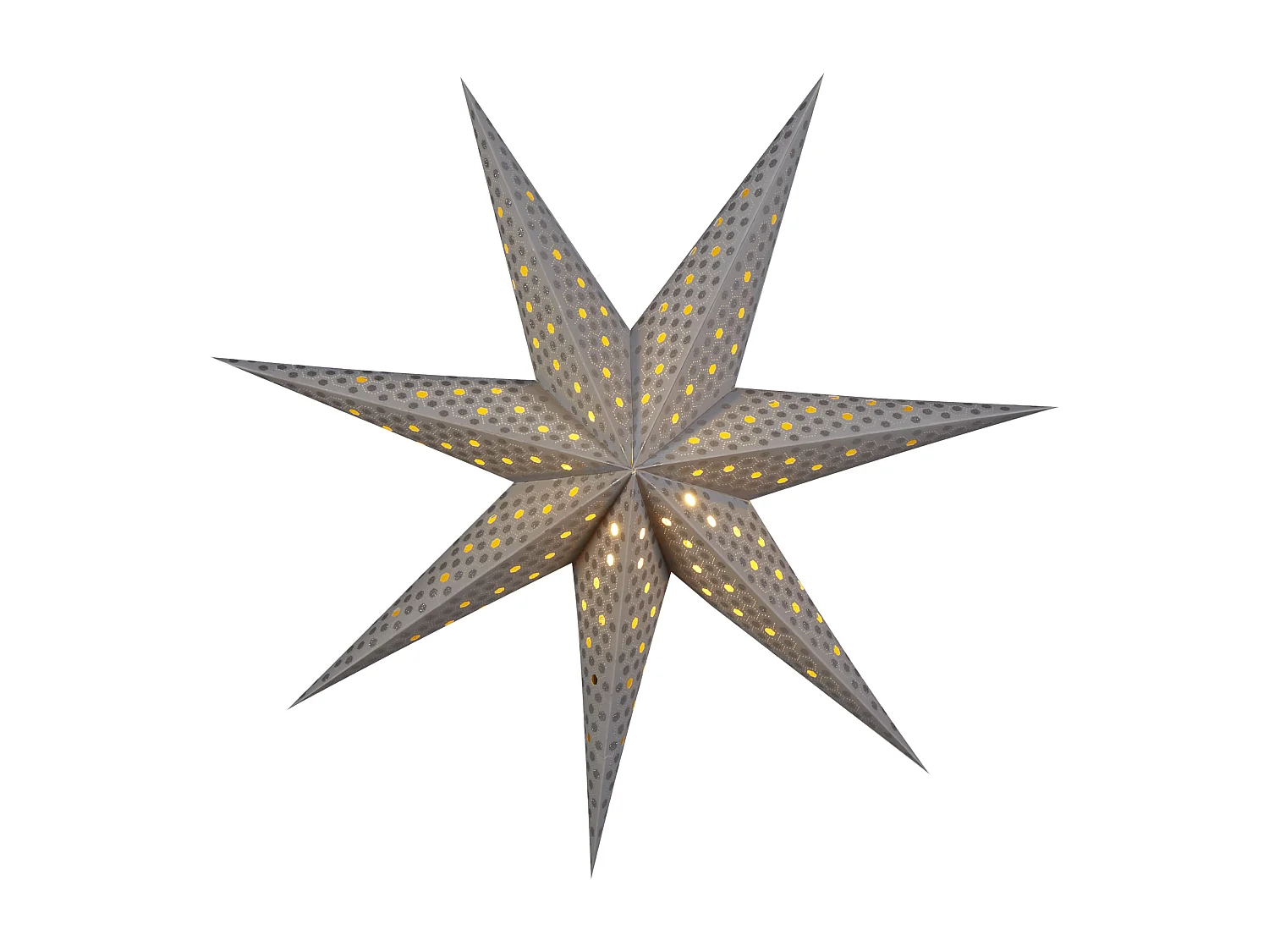 LED-Weihnachtsdekoration zum Aufhängen 4 Sterne aus Papier handgemacht mehrfarbig Kamet